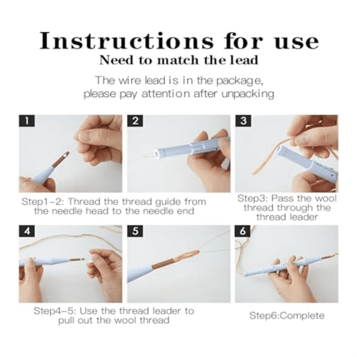 Punch Needle Embroidery Kit Adjustable Tool 18 pcs 2