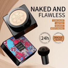 (02) CC Cream Magic Foundation Mushroom Head Air Cushion Waterproof Brighten Foundation Cream Women Base Makeup Face Korean Cosmetics