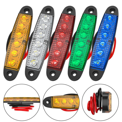 Φως πλευρικής σήμανσης LIKEM 6 LED 12V/24V πράσινο 2