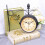 Vintage double-sided wall clock European style black 4