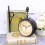 Vintage double-sided wall clock European style black 5