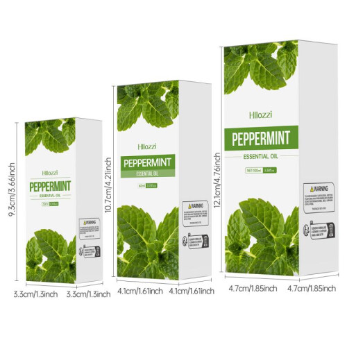 (30ML PEPPERMINT) Peppermint Essential Oil 100ml/60ml/30ml Hydrating Multifunctional Oil Aromatherapy Candle Car Diffuser 1