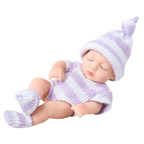 Reborn dukke blødt gummi babylegetøj 18 cm 1