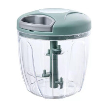 Manual Vegetable and Fruit Chopper 900ml Capacity 5 Stainless Steel Blades Compact Design Household Food Processor