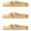Paravent pliant en bois avec pieds de base (3 pièces) 5