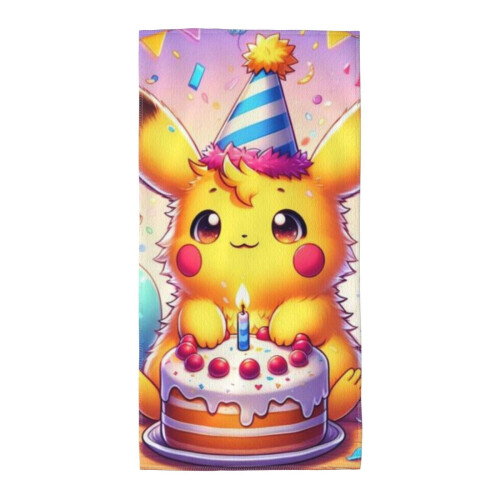 Pokemon Hand Towels Bathroom Soft Absorbent 2-Pack 1