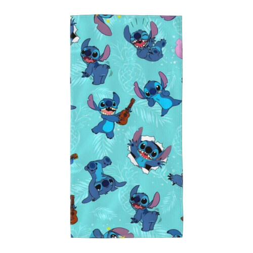 Stitch handdukar för badrum mjuka absorberande 2-pack 1