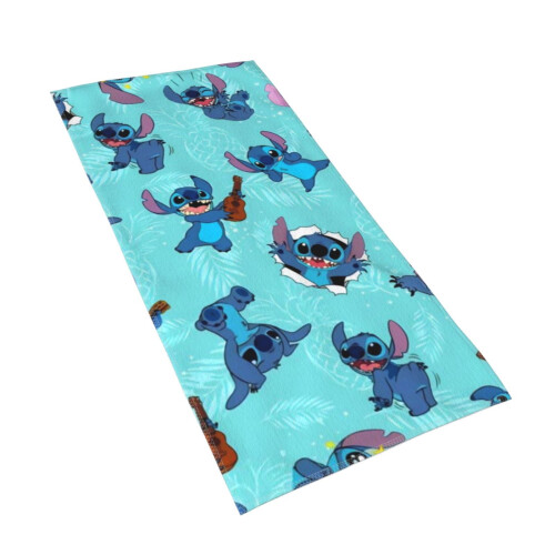 Stitch handdukar för badrum mjuka absorberande 2-pack 2