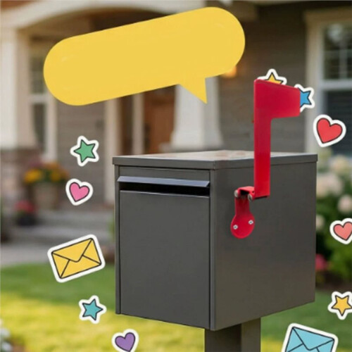 Professional Mailbox Flag, Replacement Flag Kit, Upgrade Sinking-Fixed Design and Multiple Installation Methods 1