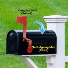 Professional Mailbox Flag, Replacement Flag Kit, Upgrade Sinking-Fixed Design and Multiple Installation Methods