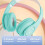 Cuffie wireless Bluetooth circumaurali con microfono, 4