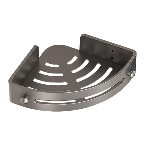 Étagère d'angle murale pour salle de bain 1