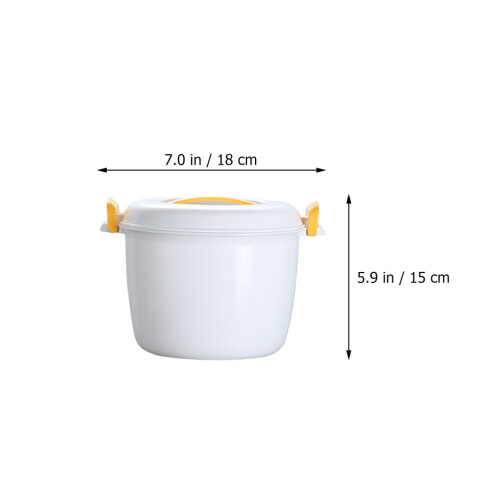 Draagbare magnetronrijstkoker met voedselcontainer van 1,2 liter. 1