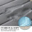 Sort badeværelsestæppesæt i memory foam, 3 dele 2