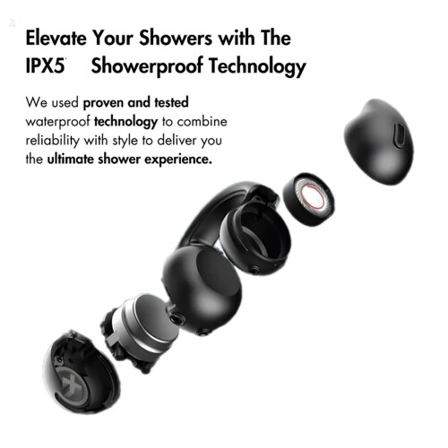 Ακουστικά Yesnero Showerbuds Open Ear Bone Conducting, Λευκά 2