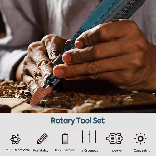 Rotary Tool 3-Speed 125mm USB Charging 2