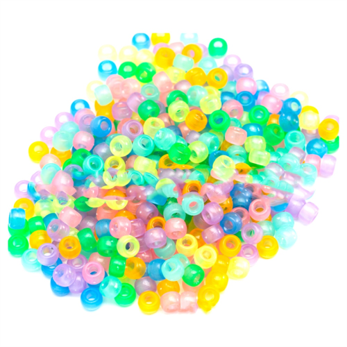 Perline Kandi 6x9mm luminose, confezione multipla da 1800 pezzi 2