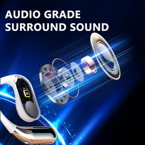 Auricolari Erazer XP2 open-ear Bluetooth 5.4, bianchi. 2