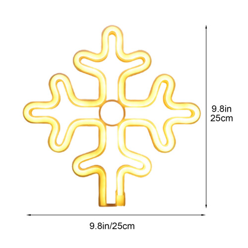 Kcavykas Julesnøfnugg Bordlampe 1 stk 2
