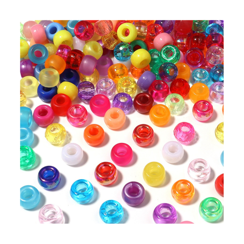 Perles Kandi transparentes 6x9mm, lot de 1800 pièces 2
