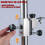 Heavy-Duty Adjustable Ceiling Leveling Bracket with Pivoting L-Shape Base Wall Ceiling Mounted Tool 2