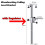 Heavy-Duty Adjustable Ceiling Leveling Bracket with Pivoting L-Shape Base Wall Ceiling Mounted Tool 3