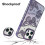 Θήκη iPhone16 με glitter σε ροζ χρώμα, 6,1 ιντσών 6