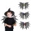 Halloween bat costume with LED lights, one piece 6
