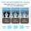 Badeværelsesmåtte Ocean Blue 63,6 x 89,4 cm, hurtigttørrende 3