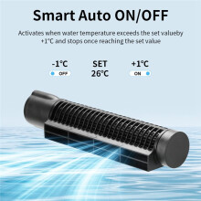 Aquarium Chiller Cooling Fan Auto Fish Tank Cooler with Adjust Knob -Flow Broad Airflow 4W EU Plug