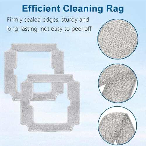 8 Pack Cleaning Pads for  WINBOT MINI2 Window Cleaning Robots, Washable Microfiber Mop Pad 2