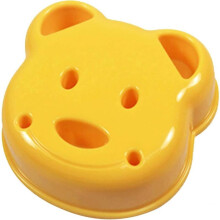 Yellow Bear-Shaped Food Sealer Cutter, PP Plastic Portable Snack Bag Sealing Machine, Kitchen Gadget