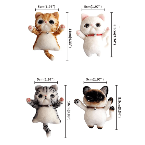 Needle Felting Kit for Beginners with Instructions, 4 Pieces 1