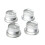 4Pcs Transparent Soft Silicone  Wall Protector Adhesive Rubber Bumper 1
