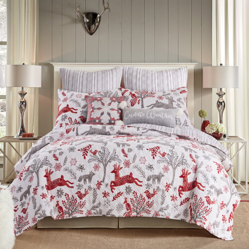 Διακοσμητικό μαξιλάρι Levtex Home Winterland 12x24 σε γκρι 2