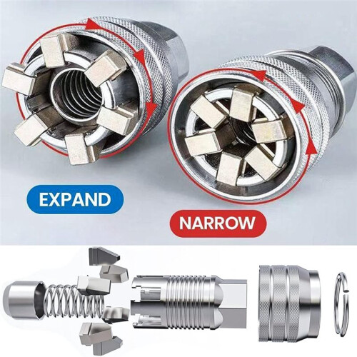 Adjustable Hex Universal Socket Wrench 3/8 Inch 10-19 mm Torque Ratchet Spanner Repair Tool 2