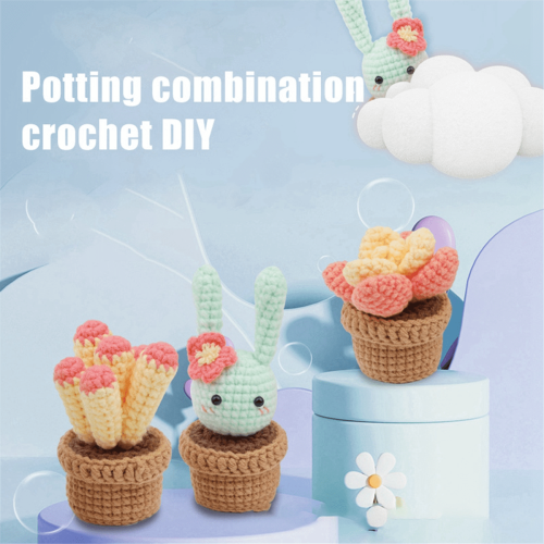 Kit de crochet pour débutants avec crochets, laine et instructions 1