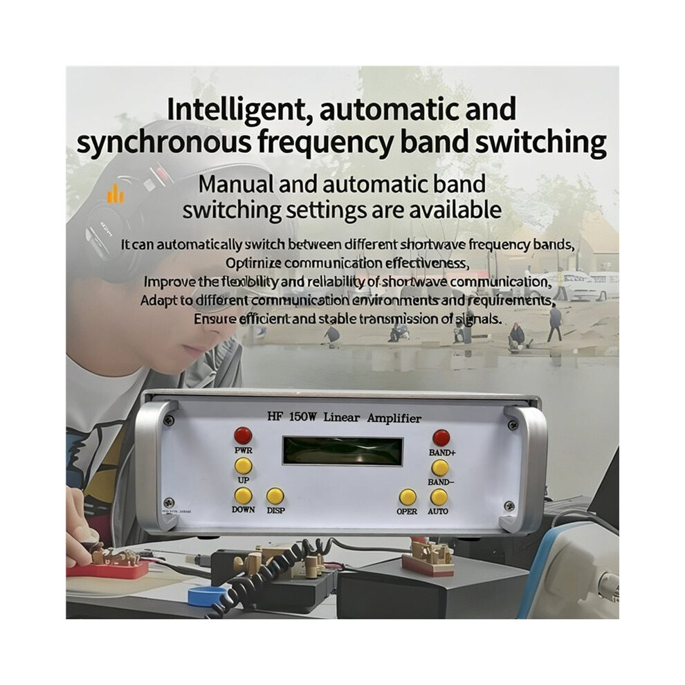 150W 1Mhz-30Mhz Amplifier Professional -928 Radio For Fm Am Ssb Cw Ft8 Sdr Transceivers Frequency Band Gain 6031385106852