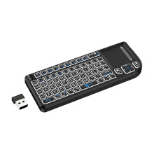 Teclado Touchpad Combo Dual Mode 2.4G M15 com Retroiluminação de 7 Cores para Android PC Laptop