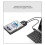 Cabo de Disco Rígido  para USB 3.0 2,5 Polegadas 3,5 Polegadas Conversor de Disco Mecânico e de Estado Sólido com Plugue EU de 12V 2A 7
