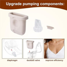 Para Kit de Reemplazo de Extractor de Leche para para E10/E20/S1/S1 Pro, 10PCS con Tapas de Pitorro, Válvulas y Diafragmas