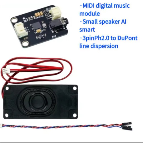 Modulo Musicale Digitale MIDI Modulo Musicale General MIDI 2.0 128 Toni per , ESP32, Microbit, per Raspberry Pi 2