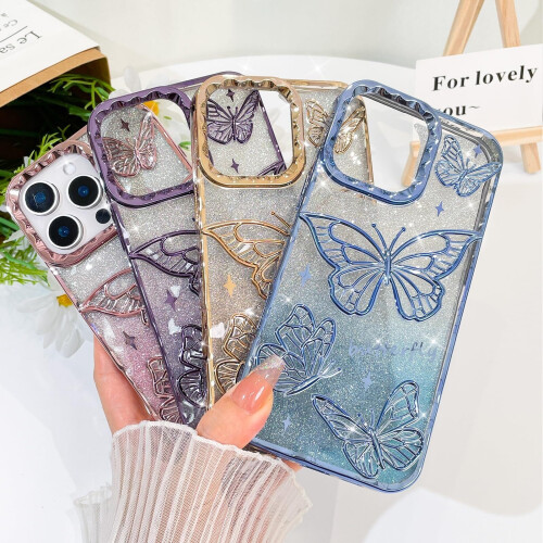 Θήκη iPhone 16 3D Butterfly Ροζ 6,1 ιντσών 2