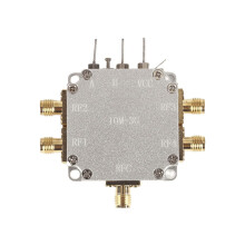 Divisor de Potência 10M-3Ghz 4 Vias 50Ω 1W Distribuidor de Sinal de Clock Módulo Divisor de Potência 1xSMA para 4xSMA