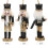 Christmas Nutcracker Ornament Wooden Soldier Set 4pcs 2