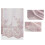 Raindrops Pink Short Lace Curtain 74x61cm 1 Set 7
