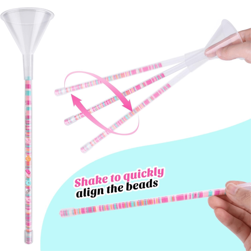 Kit para confecção de miçangas de argila com funil e agulhas (3 unidades) 1