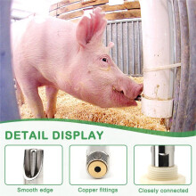 Varkens Nippel Drinker voor Drinker Voeder Kit, met Gatmaker & PTFE Tapes, Varkens Drinker Voeder Watertank Connector