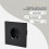 Wall Embedded Flame Retardant USB Power Sockets EU Standard 250V Classic Electrical Outlets Paint Plastic Socket 3