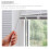 Window blind pull rod clear for shades and blinds 3